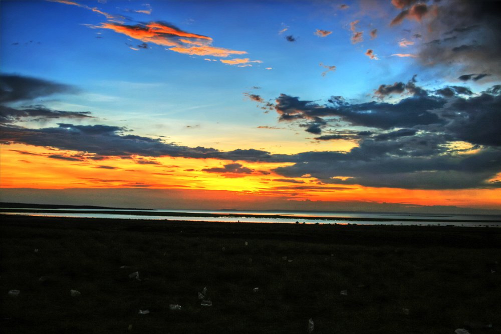 turkana eclipse_sunset