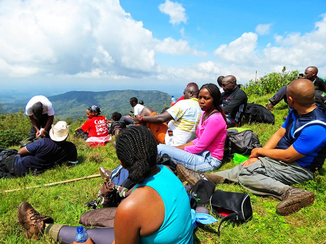 Elephant Hill Aberdares_the group