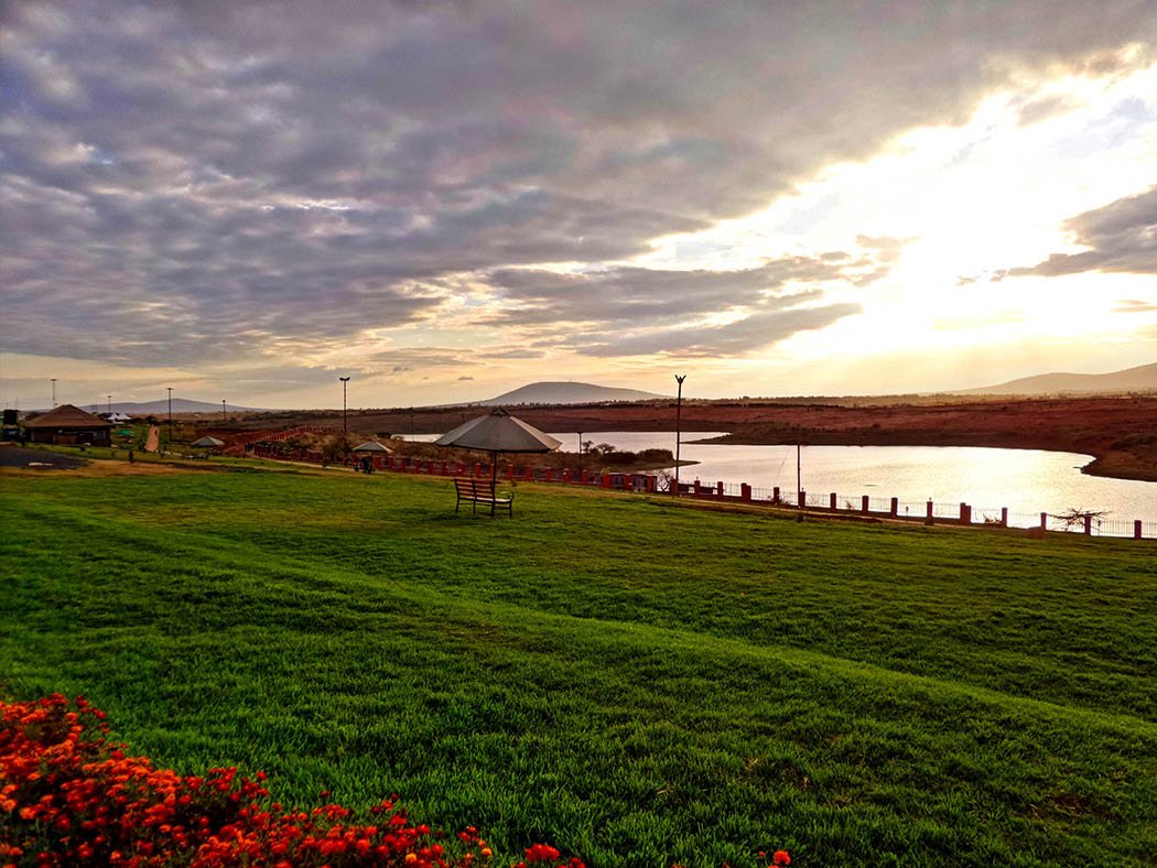 Machakos People’s Park_Sunset over lake