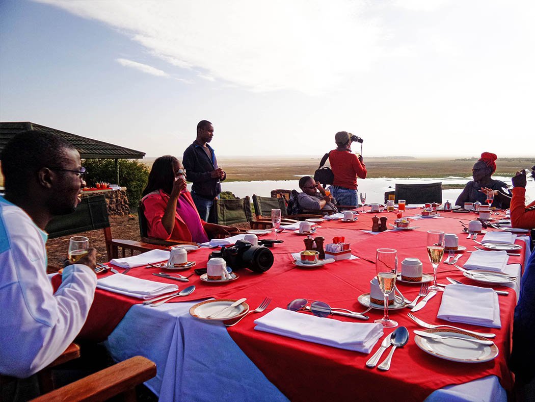 Amboseli Serena Safari Lodge_breakfast at observation hill