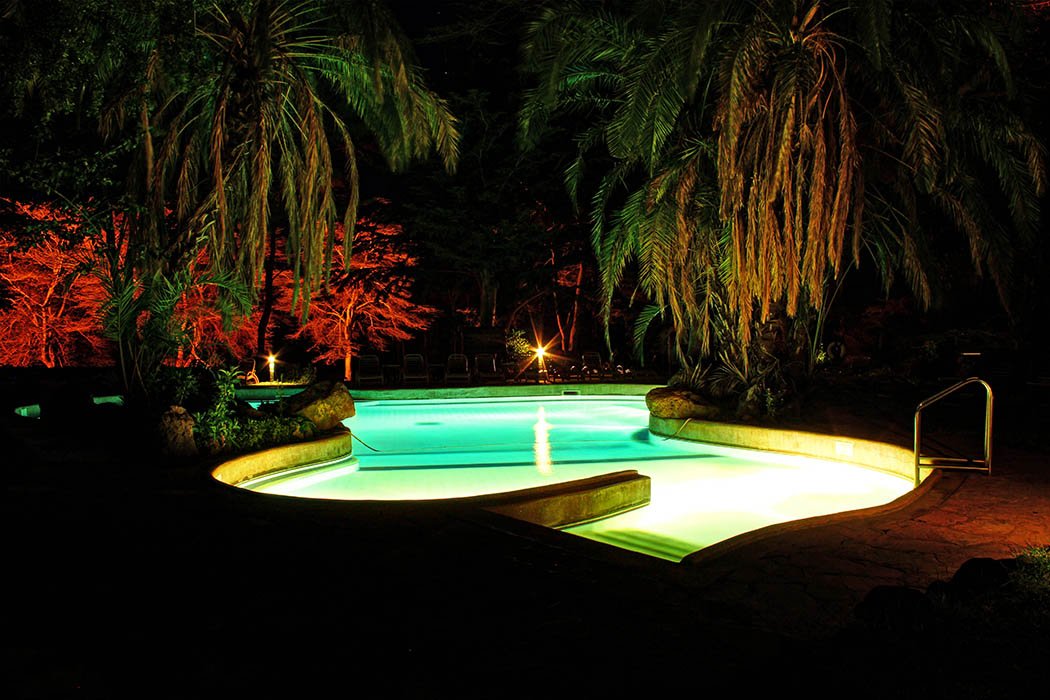 Amboseli Serena Safari Lodge_pool nightime